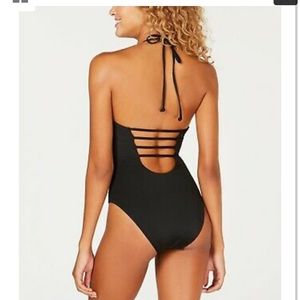 Bar III studded one piece open back swimsuit